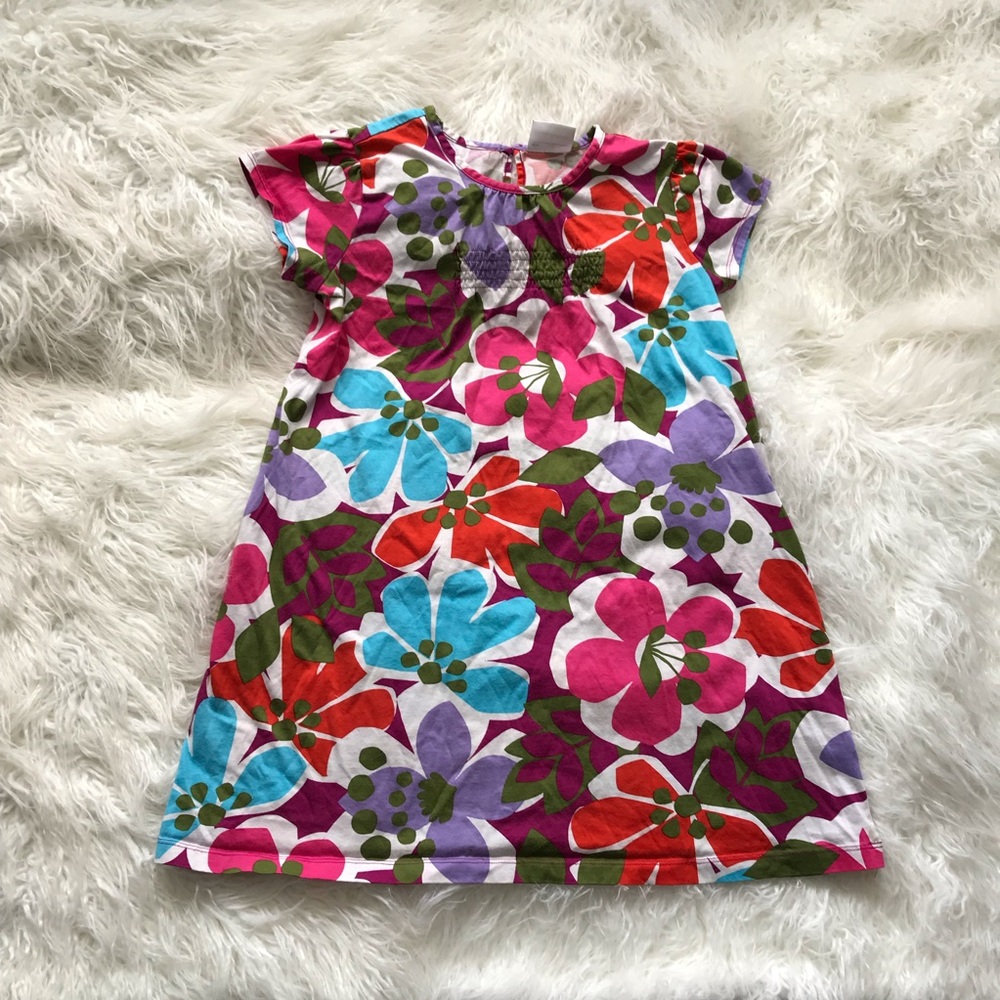 4/$25‎ HANNA ANDERSSON GIRL’S FLORAL DRESS